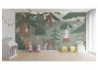 Moody Forest Mural Wallpaper for Modern Interiors