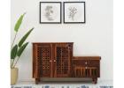 Shoe Rack Online | Buy Wooden Shoe Cabinets & Stands