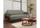 Kairav Modern 3 Seater Wooden Sofa Set Design