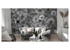 Exquisite Floral Art Wall Mural – Elegant Nature-Inspired Décor