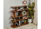 Crossroads Sheesham Wood Bookshelf: An Heirloom for Your Library