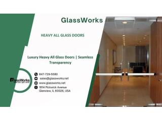 Luxury Heavy All Glass Doors | Seamless Transparency Luxury Heavy All Glass Doors | Seamless Transparency