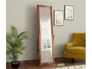 Elegant Wooden Dressing Table with Mirror and Ample Storage Elegant Wooden Dressing Table with Mirror and Ample Storage