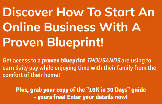 Follow A Proven Blueprint that is working for over 1,000 People Online