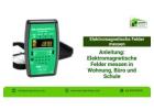 Anleitung: Elektromagnetische Felder messen in Wohnung, Büro und Schule