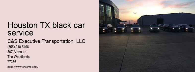 Chauffeur service Houston