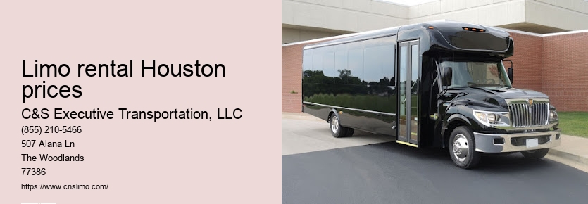 Limousine deals