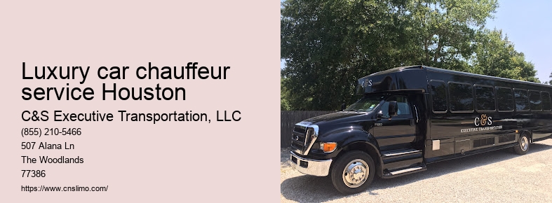 Executive chauffeur service Houston