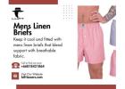 Experience Breathable Support with Mens Linen Briefs