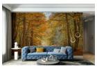 Elegant Nature Themed Wallpaper for a Serene Atmosphere