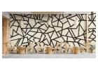 Unique Geometric Pattern Wall Mural – Artistic Home Makeover