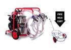 Portable cow milker
