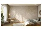White Carrara Marble Effect Wallpaper Mural for Modern Interiors