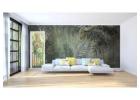 Peaceful Jungle Green Wall Mural for Living Spaces
