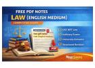 UGC NET Law English Medium: Free PDF Notes & Guide