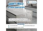 Kitchen Countertop White Granite | +44 020 83685555 | DialAWorkTop