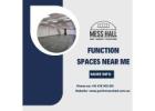 Affordable and Stylish Function Spaces Near Me for Any Event