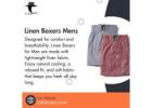 Linen Boxers Mens Love for Breathable Comfort and Timeless Style