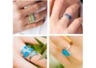 Bague Anneau Noir pour Femme