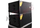 Dual 12 Inch 3 Way Line Array System Model ATiPro HDL312 High Performance Audio Solution