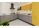 Allure L-Shape Modular Kitchen Design – Elegant, Spacious & Modern
