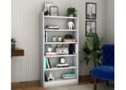 Arcane Engineered Wood Bookshelf – Stylish & Multi-Functional Storage Wooden Street