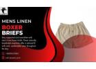 Mens Linen Boxer Briefs – Cool Comfort and Modern Fit