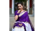 Printed Mysore Crepe Silk Sarees Online | Buy Pure Mysore Crepe Silk Sarees – ATHARVA