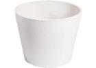 White Rendered Planter Pot 25cm