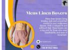 Mens Linen Boxers – Lightweight Comfort and Timeless Breathability