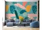 Artistic Vibes with Colourful Abstract Painting Wallpaper Murals