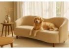 Belle Aura Blush Sofa – Elegant Seating with Modern Charm