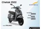 Bajaj Chetak 3502 Smart Electric Scooter with Advanced Features