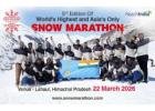 Snow Marathon 5.0 | The Coldest, Boldest Race in the Himalayas