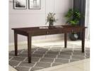 McBeth 8 Seater Dining Table with Storage in Rich Walnut Finish