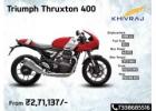 Features, Mileage, and Price of the Triumph Thruxton 400