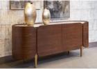 Elegant Console Table – Black & Walnut Finish