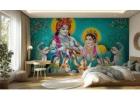 Lord Radha Krishna Wallpaper Mural
