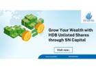 Grow Your Wealth with HDB Unlisted Shares through SN Capital