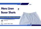 Mens Linen Boxer Shorts – Cool, Breathable, and Everyday Essential