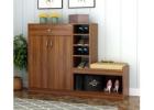 Francisca | Multi-Storage Shoe Rack with Integrated Bench & Drawer