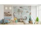 Adorable Animal and Nature Themes for Nursery Wallpaper