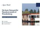 Die beste Reisezeit für Hausboot mieten in Brandenburg