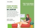 Top Work from Home Jobs in Jaipur