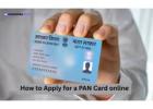 Quick Process to Apply for a PAN Card