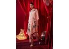 Petalina Embroidered Tunic – Elegant Party Wear One Piece Dress for Women