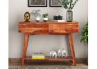 Console table with drawers for smart organization