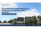 Die besten Bootsverleih-Standorte in Brandenburg mit direkter Online-Buchung