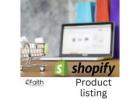Fast & Accurate Shopify Product Entry Services