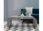 The Serenity Glass Top Coffee Table